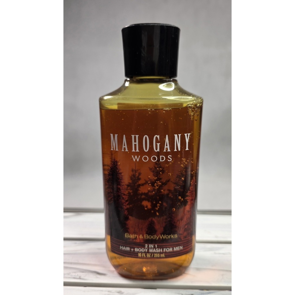 Mahogany Woods 2 IN 1 Hair & Body Wash Shower Gel 10 oz (RETIRED/ORIGINAL)